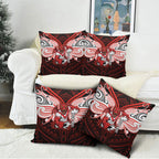 Custom St. George Illawarra Dragons Pillow Cover Dragon Warrior Polynesia Islander Rugby Mascot
