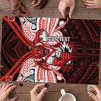 Custom St. George Illawarra Dragons Puzzle Dragon Warrior Polynesia Islander Rugby Mascot
