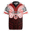 Custom St. George Illawarra Dragons Rugby Jersey Dragon Warrior Polynesia Islander Rugby Mascot