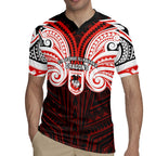 Custom St. George Illawarra Dragons Rugby Jersey Dragon Warrior Polynesia Islander Rugby Mascot