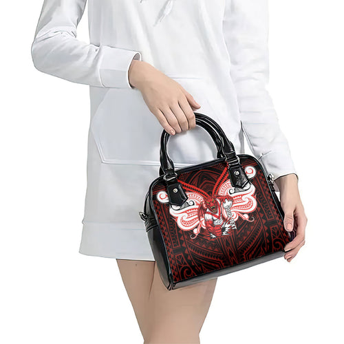 Custom St. George Illawarra Dragons Shoulder Handbag Dragon Warrior Polynesia Islander Rugby Mascot