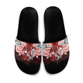 Custom St. George Illawarra Dragons Slide Sandals Dragon Warrior Polynesia Islander Rugby Mascot