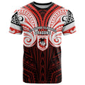 Custom St. George Illawarra Dragons T Shirt Dragon Warrior Polynesia Islander Rugby Mascot