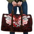 Custom St. George Illawarra Dragons Travel Bag Dragon Warrior Polynesia Islander Rugby Mascot