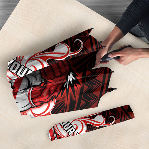 Custom St. George Illawarra Dragons Umbrella Dragon Warrior Polynesia Islander Rugby Mascot