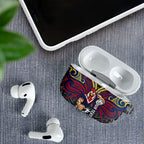 Custom Sydney Roosters AirPods Case Roosters Warrior Polynesia Islander Rugby Mascot