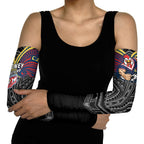Custom Sydney Roosters Arm Sleeves Roosters Warrior Polynesia Islander Rugby Mascot