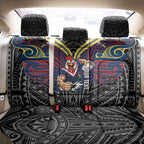 Custom Sydney Roosters Back Car Seat Cover Roosters Warrior Polynesia Islander Rugby Mascot
