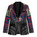 Custom Sydney Roosters Blazer Roosters Warrior Polynesia Islander Rugby Mascot