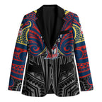 Custom Sydney Roosters Blazer Roosters Warrior Polynesia Islander Rugby Mascot