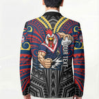 Custom Sydney Roosters Blazer Roosters Warrior Polynesia Islander Rugby Mascot