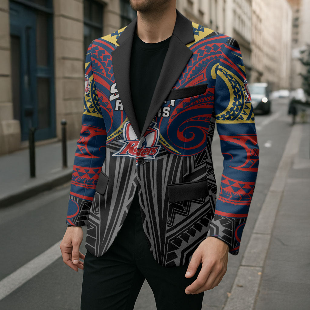 Custom Sydney Roosters Blazer Roosters Warrior Polynesia Islander Rugby Mascot