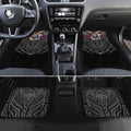 Custom Sydney Roosters Car Mats Roosters Warrior Polynesia Islander Rugby Mascot