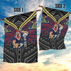 Custom Sydney Roosters Garden Flag Roosters Warrior Polynesia Islander Rugby Mascot