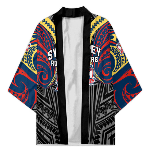 Custom Sydney Roosters Kimono Roosters Warrior Polynesia Islander Rugby Mascot