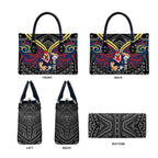 Custom Sydney Roosters Leather Bag Roosters Warrior Polynesia Islander Rugby Mascot