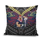 Custom Sydney Roosters Pillow Cover Roosters Warrior Polynesia Islander Rugby Mascot