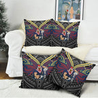 Custom Sydney Roosters Pillow Cover Roosters Warrior Polynesia Islander Rugby Mascot