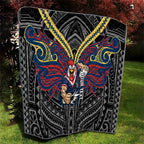 Custom Sydney Roosters Quilt Roosters Warrior Polynesia Islander Rugby Mascot