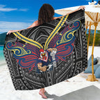 Custom Sydney Roosters Sarong Roosters Warrior Polynesia Islander Rugby Mascot