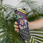 Custom Sydney Roosters Skinny Tumbler Roosters Warrior Polynesia Islander Rugby Mascot