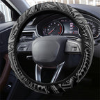 Sydney Roosters Steering Wheel Cover Roosters Warrior Polynesia Islander Rugby Mascot