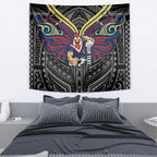 Custom Sydney Roosters Tapestry Roosters Warrior Polynesia Islander Rugby Mascot