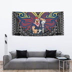 Custom Sydney Roosters Tapestry Roosters Warrior Polynesia Islander Rugby Mascot