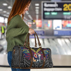 Custom Sydney Roosters Travel Bag Roosters Warrior Polynesia Islander Rugby Mascot