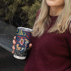 Custom Sydney Roosters Tumbler Cup Roosters Warrior Polynesia Islander Rugby Mascot
