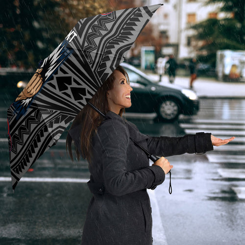 Custom Sydney Roosters Umbrella Roosters Warrior Polynesia Islander Rugby Mascot