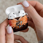 Custom Wests Tigers AirPods Case TigerWarrior Polynesia Islander Rugby Mascot