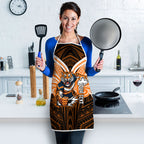Custom Wests Tigers Apron TigerWarrior Polynesia Islander Rugby Mascot