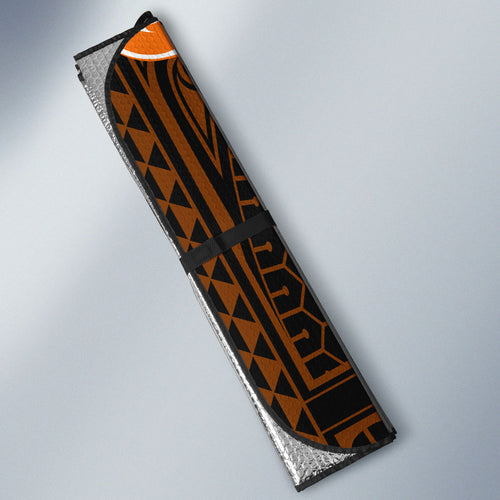 Custom Wests Tigers Auto Sun Shade TigerWarrior Polynesia Islander Rugby Mascot