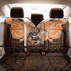 Custom Wests Tigers Back Car Seat Cover TigerWarrior Polynesia Islander Rugby Mascot