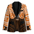 Custom Wests Tigers Blazer TigerWarrior Polynesia Islander Rugby Mascot