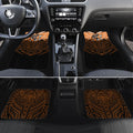 Custom Wests Tigers Car Mats TigerWarrior Polynesia Islander Rugby Mascot