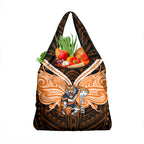 Custom Wests Tigers Grocery Bag TigerWarrior Polynesia Islander Rugby Mascot