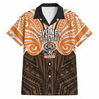 Custom Wests Tigers Hawaiian Shirt TigerWarrior Polynesia Islander Rugby Mascot