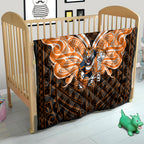 Custom Wests Tigers Quilt TigerWarrior Polynesia Islander Rugby Mascot