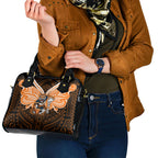 Custom Wests Tigers Shoulder Handbag TigerWarrior Polynesia Islander Rugby Mascot