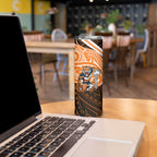 Custom Wests Tigers Skinny Tumbler TigerWarrior Polynesia Islander Rugby Mascot