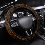 Wests Tigers Steering Wheel Cover TigerWarrior Polynesia Islander Rugby Mascot