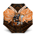 Custom Wests Tigers Umbrella TigerWarrior Polynesia Islander Rugby Mascot