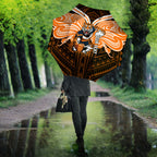 Custom Wests Tigers Umbrella TigerWarrior Polynesia Islander Rugby Mascot
