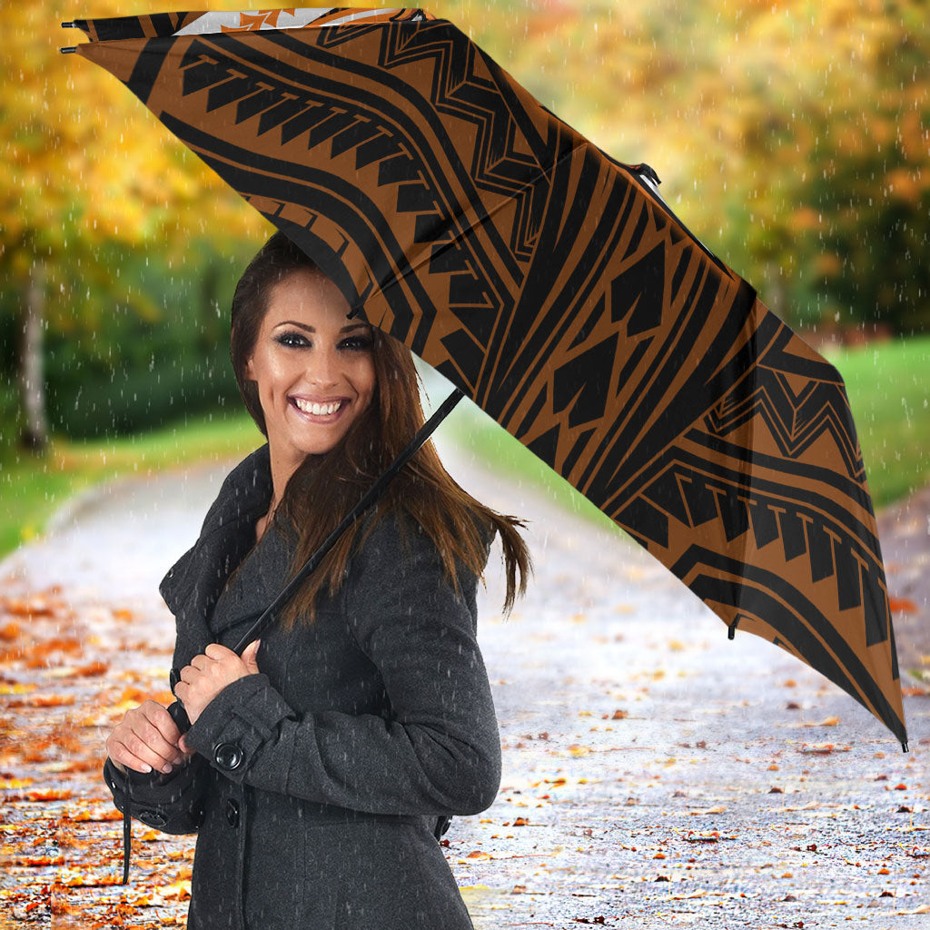 Custom Wests Tigers Umbrella TigerWarrior Polynesia Islander Rugby Mascot