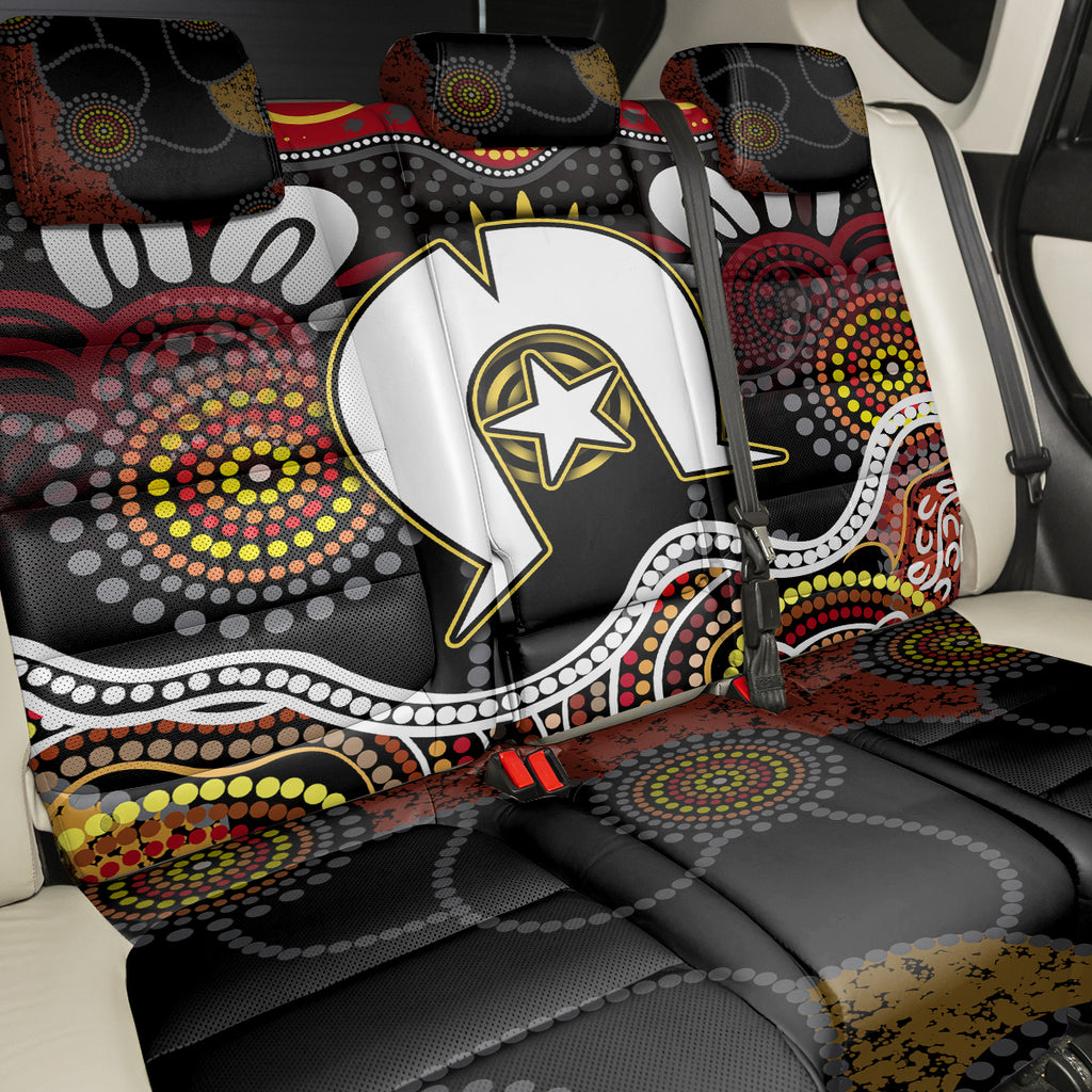 Torest Trait Islands Mix Aboriginal Pattern Back Car Seat Cover