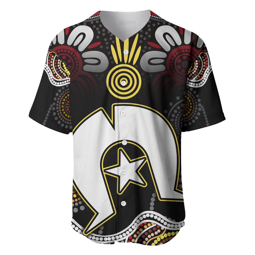 Torest Trait Islands Mix Aboriginal Pattern Baseball Jersey