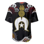 Torest Trait Islands Mix Aboriginal Pattern Baseball Jersey