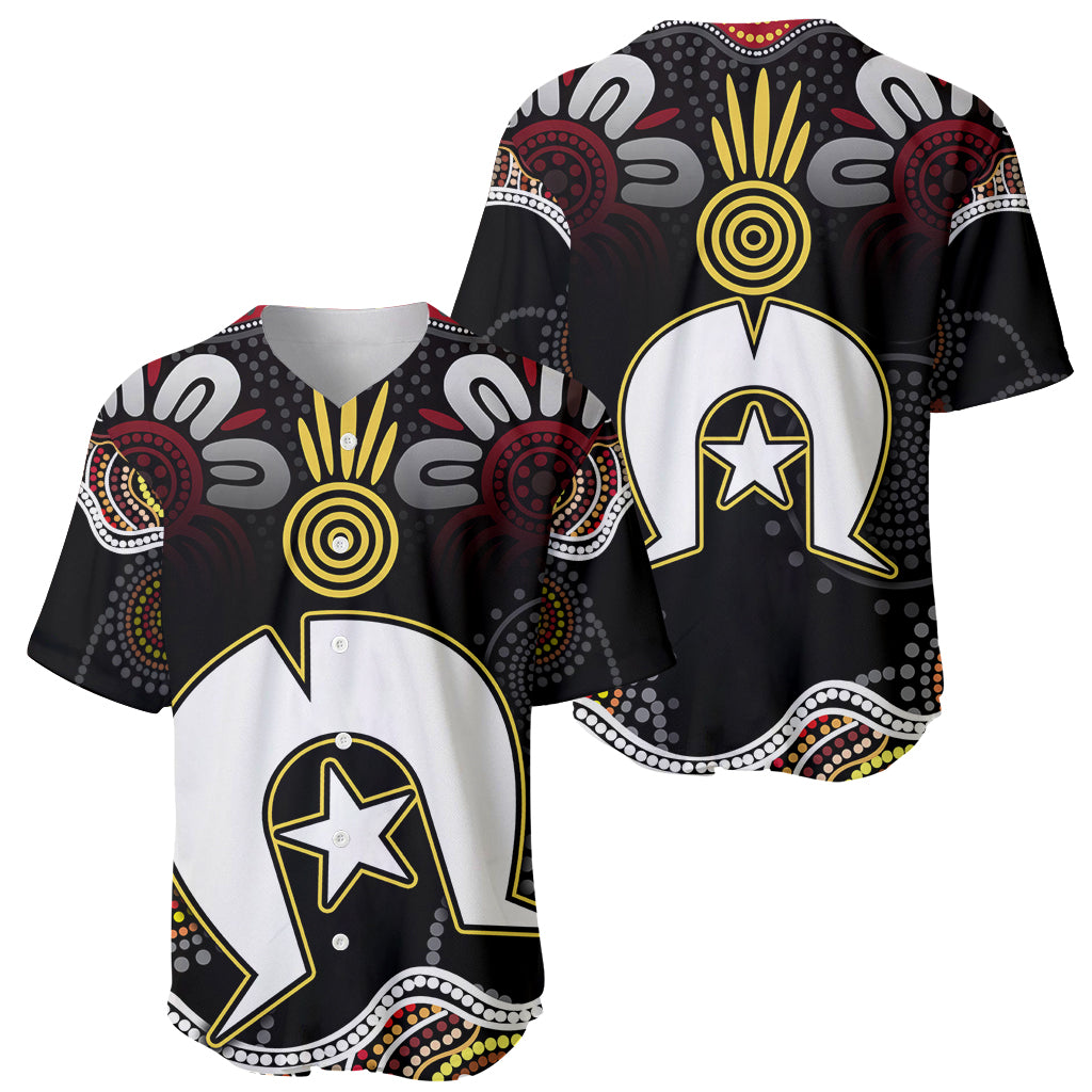Torest Trait Islands Mix Aboriginal Pattern Baseball Jersey